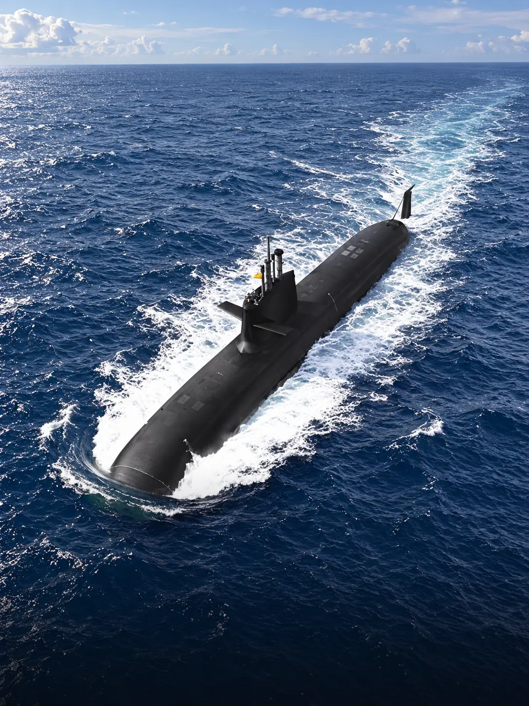 Submarino S-80 Plus navegando